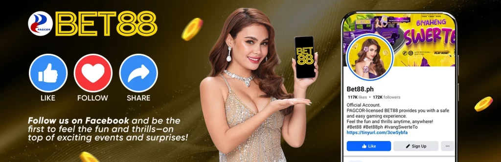 Latest BET88 news update with mobile app promo code banner